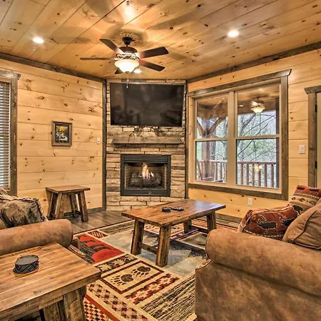 Luxe Cabin With Home Theater Less Than 2 Miles To Gatlinburg Exterior foto