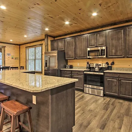 Luxe Cabin With Home Theater Less Than 2 Miles To Gatlinburg Exterior foto