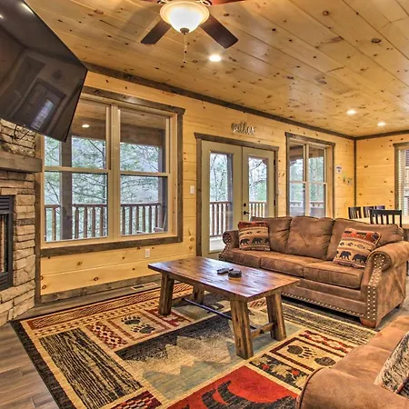 Luxe Cabin With Home Theater Less Than 2 Miles To Gatlinburg Exterior foto